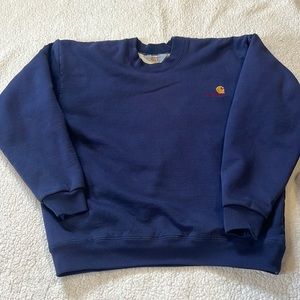 navy carhartt crew heck